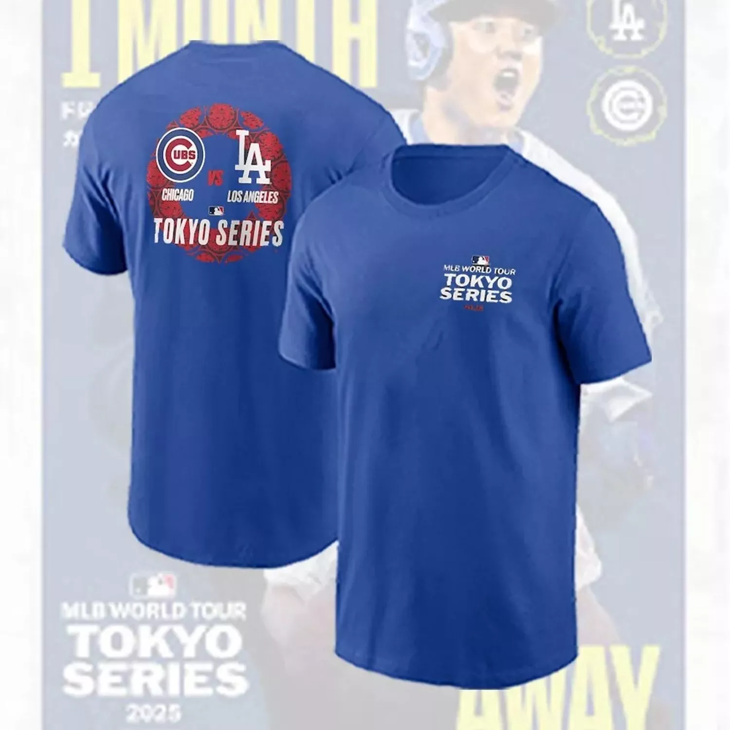 Men Chicago Cubs blank blue 2025 MLB T shirts 54->mlb t-shirts->Sports Accessory